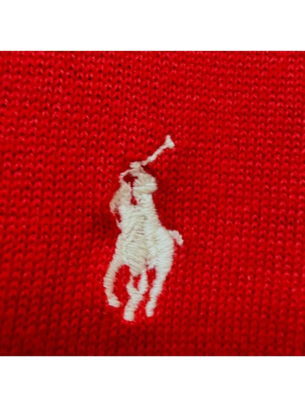 RALPH LAUREN Girls Cardigan Sweater Red Size Large 12-14 Cotton Preppy V-neck